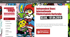 Desktop Screenshot of independentdays-filmfest.com